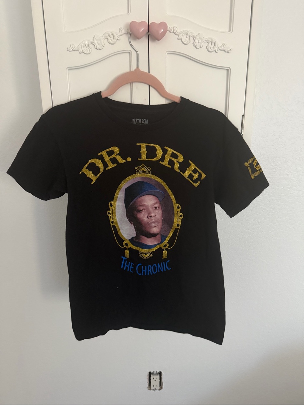 Black Graphic Short Sleeve Tee - The Chronic Portrait Design
